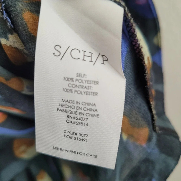 Cabi Women's Flaunt V-neck Sleeveless Tank Top Size S Multicolor Draped - Picture 5 of 7